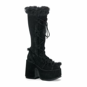 Demonia Black Camel-311 Boots Size 9 NWOT